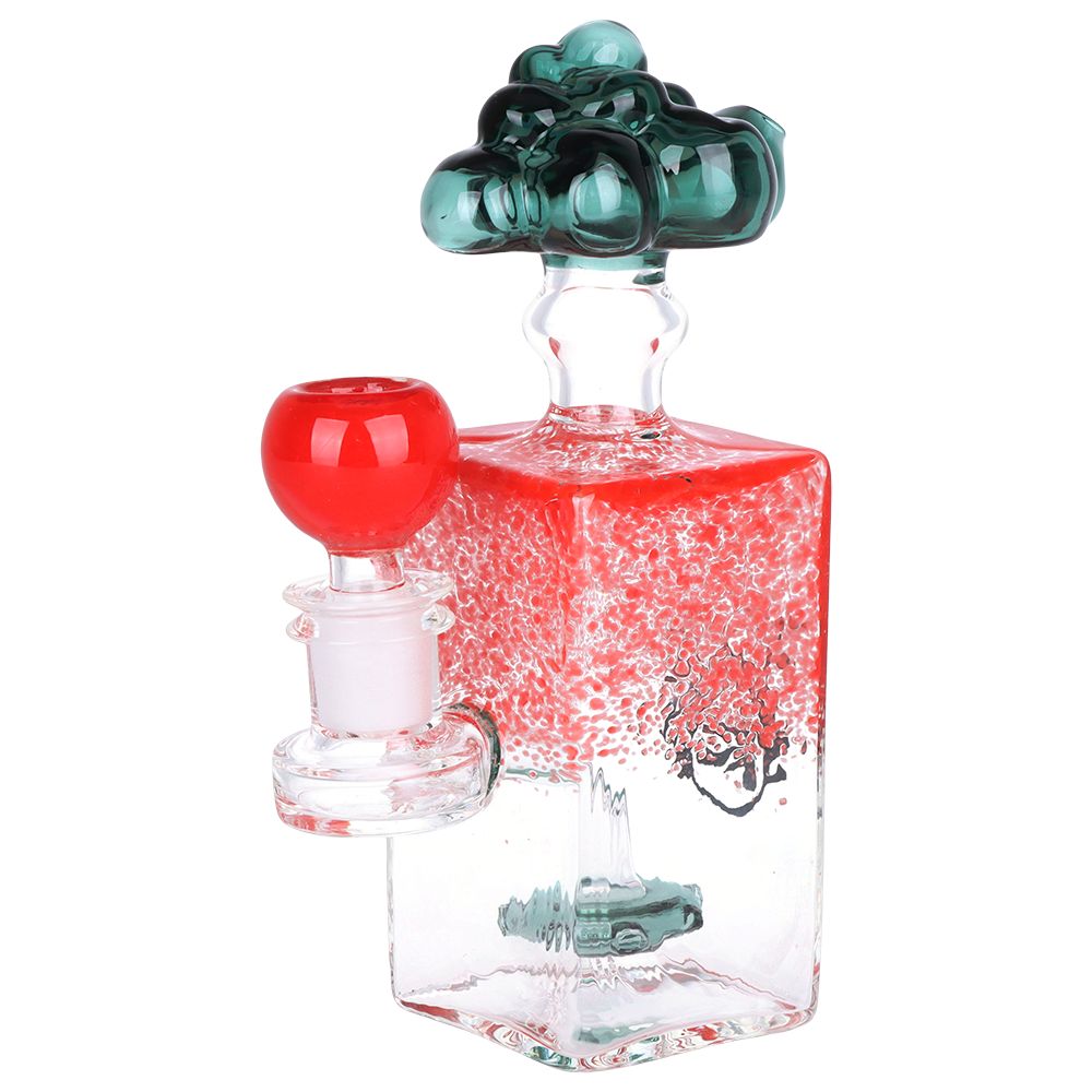 Pulsar Cloudy Sprinkles Glass Water Pipe - 6.75" / 14mm F / Colors Vary - Headshop.com