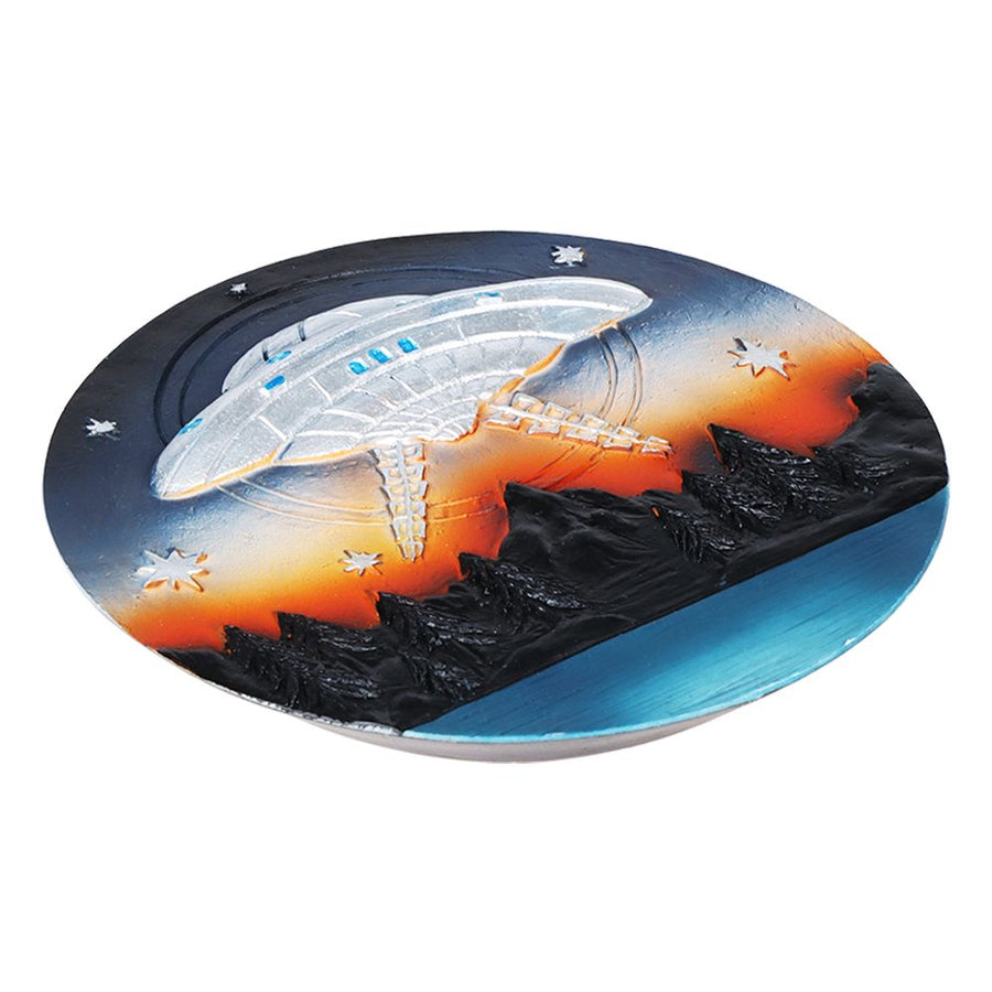 UFO Round Polyresin Incense Burner - 4.75" - Headshop.com