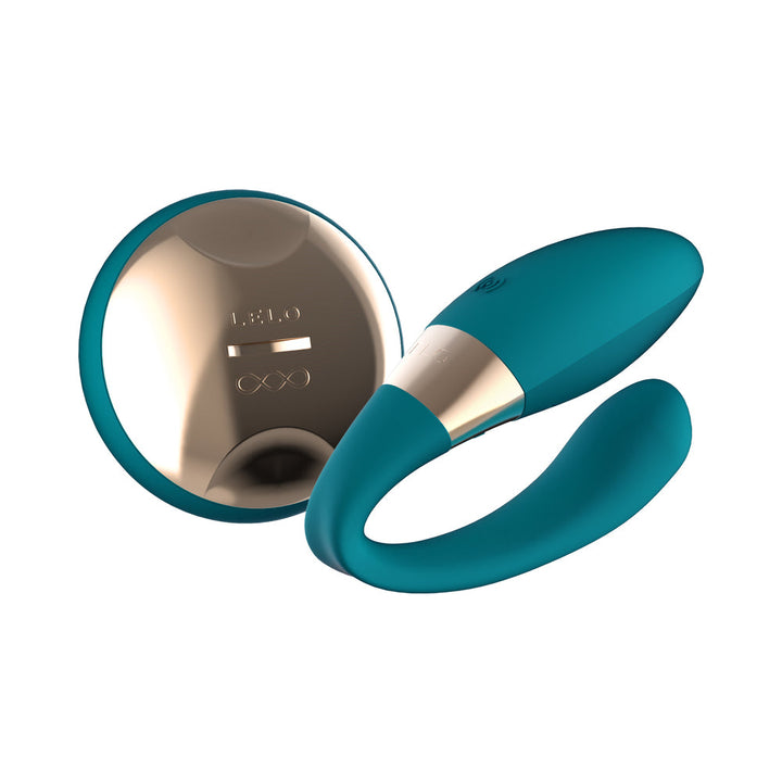 LELO TIANI DUO Rechargeable Dual Stimulation Couples Vibrator With Remote Ocean Blue - Headshop.com