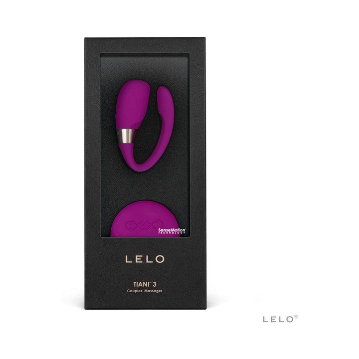 LELO TIANI 3 Rechargeable Dual Stimulation Couples Vibrator With Remote Deep Rose - Headshop.com