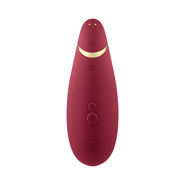 Womanizer Premium 2 Rechargeable Silicone Luxurious Pleasure Air Clitoral Stimulator Bordeaux - Headshop.com