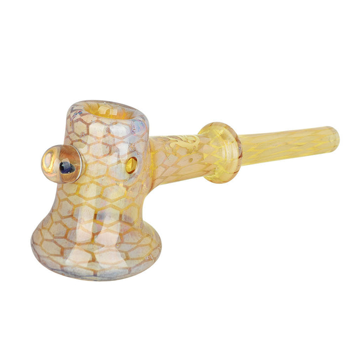 Pulsar Deco Hammer Hand Pipe w/ Opal Bead | 5.75" - Headshop.com