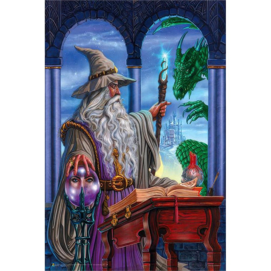 Wizard Emissary by Ed Beard Non-Flocked Black Light Poster - 24"x36" - Headshop.com