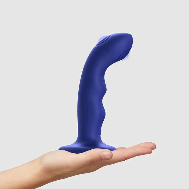 Strap-On-Me Tapping Dildo Wave Night Blue - Headshop.com