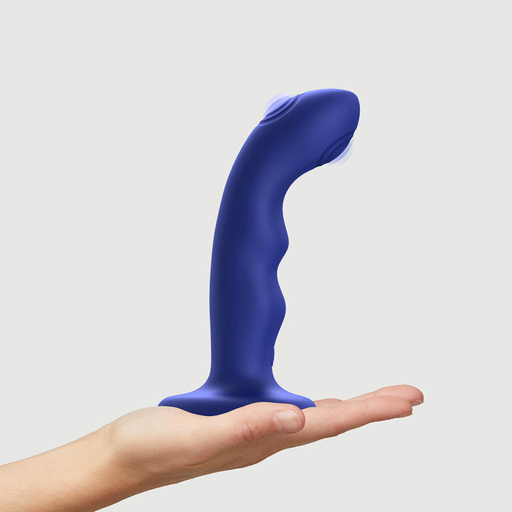 Strap-On-Me Tapping Dildo Wave Night Blue - Headshop.com