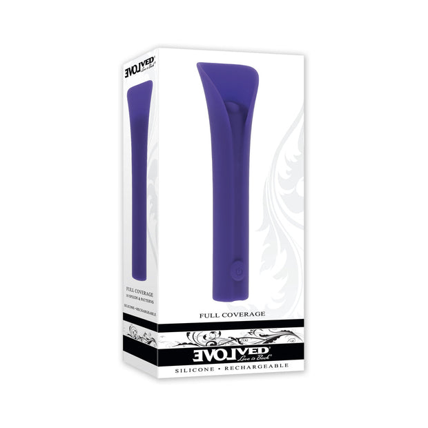 Evolved Full Coverage Rechargeable Bullet Silicone Purple - Headshop.com