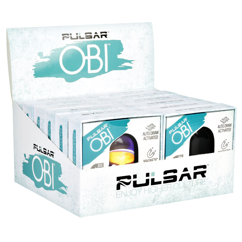12PC DISP- Pulsar Obi Auto-Draw Drop-In Battery- 650mAh/Asst1 - Headshop.com