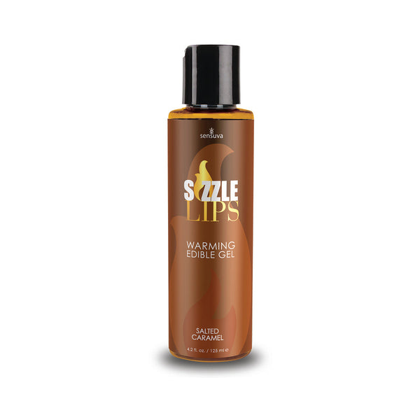 Sensuva Sizzle Lips Warming Edible Gel Salted Caramel 4.2 oz. Sensuva Sizzle Lips Warming Edible Gel Salted Caramel 4.2 oz.