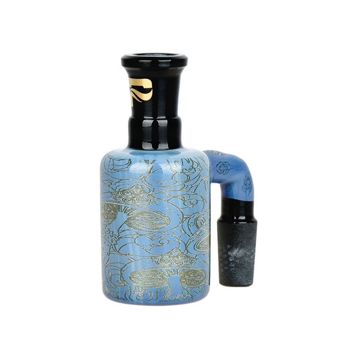 Pulsar Inside Print Glass Dry Ash Catcher | 14mm | 90 Degree | Melting Shrooms - Headshop.com