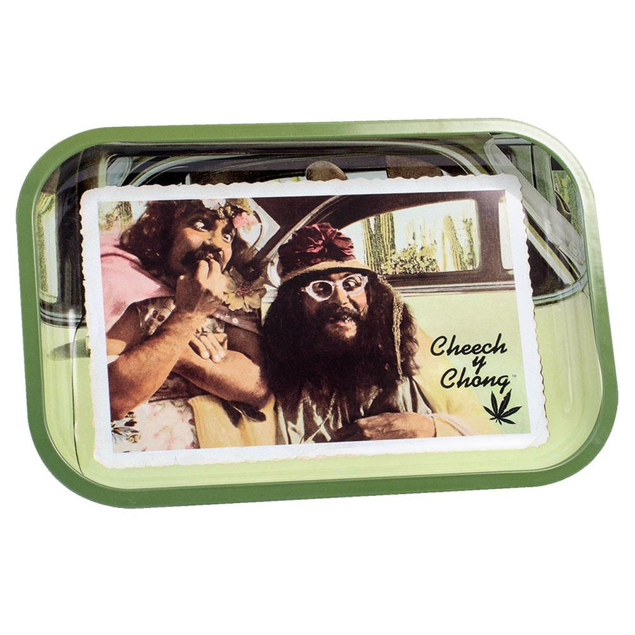 Cheech & Chong Metal Rolling Tray | Los Conchicos - Headshop.com