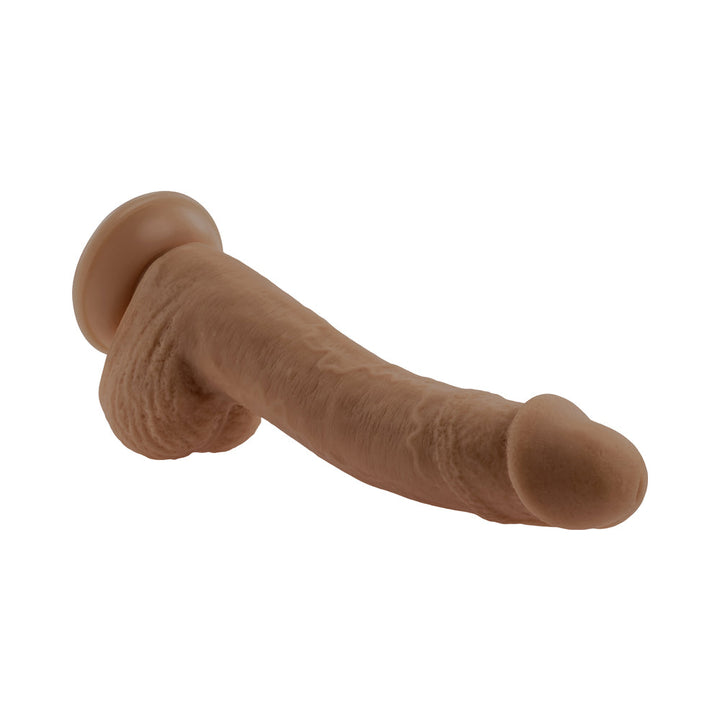 Selopa Natural Feel Flexskin Bendable Dildo with Moving Material 7 in. Dark - Headshop.com