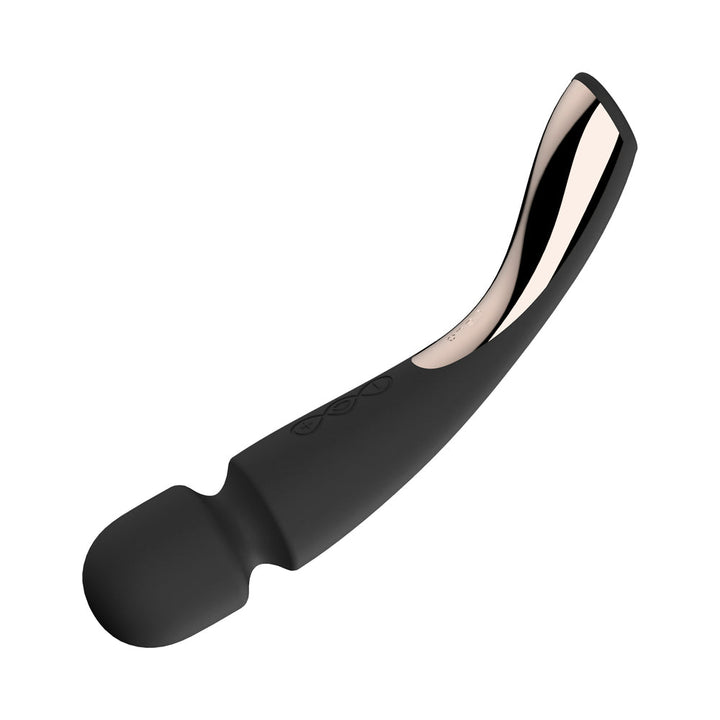 LELO SMART WAND 2 Medium Rechargeable Wand Vibrator Black - Headshop.com