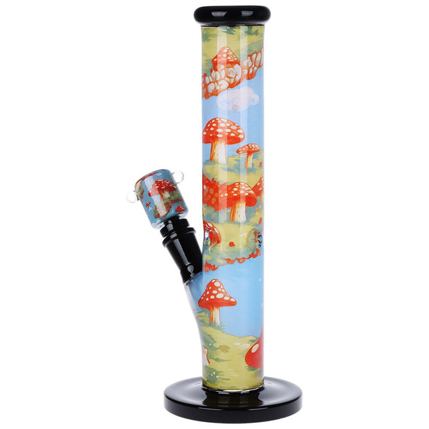 Pulsar Inside Print Straight Tube Glass Water Pipe | 11.25" - Headshop.com