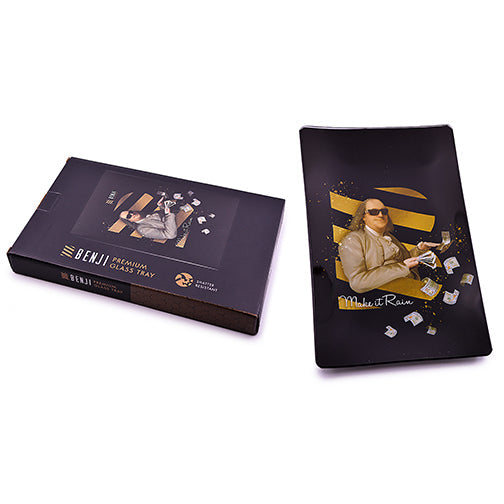 Benji - Shatter-Resistant Glass Tray Kit - Make it Rain - Headshop.com