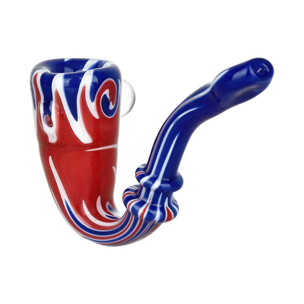 Oh, Beautiful Glass Sherlock Pipe - 4.25" - Headshop.com