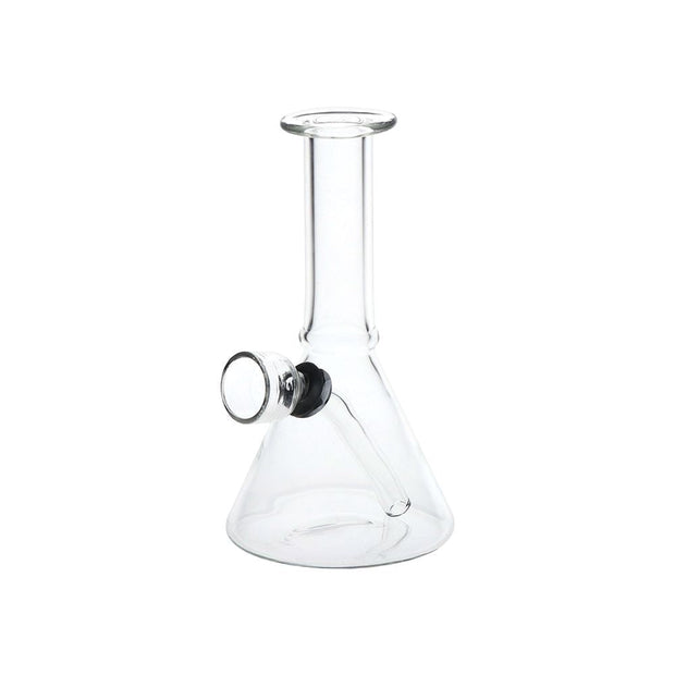 Mini, But Mighty Beaker Glass Water Pipe - 4.75" / Clear - Headshop.com