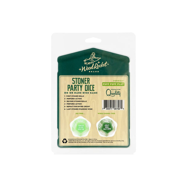 Wood Rocket Party Dice - Stoner - Headshop.com