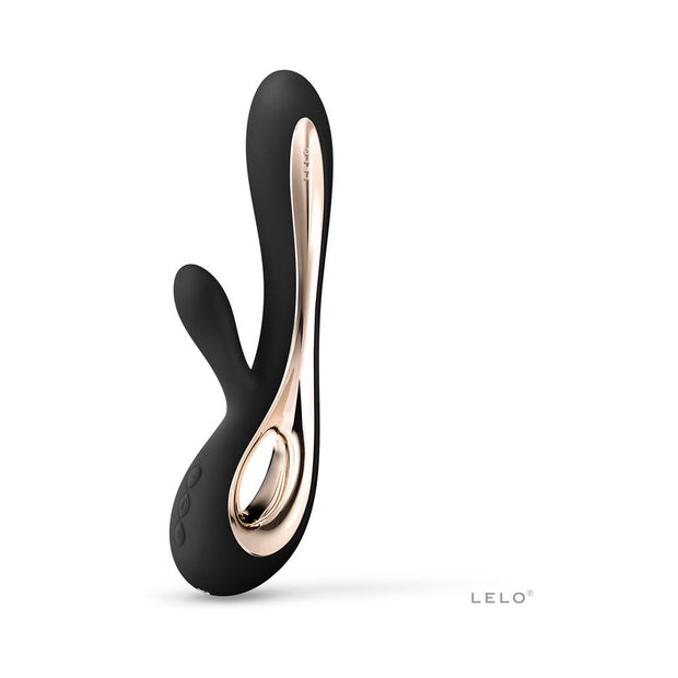 LELO SORAYA 2 Rechargeable Rabbit Vibrator Black - Headshop.com