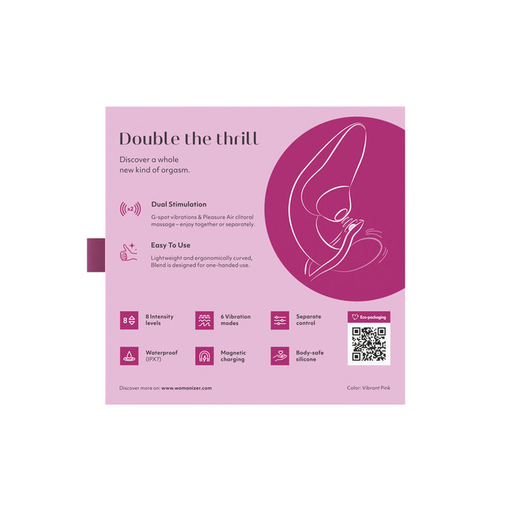 Womanizer Blend Vibrant Pink - Headshop.com