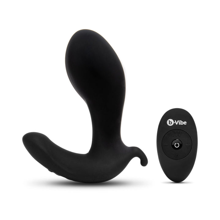 b-Vibe Expand Expanding and Vibrating Remote Control Plug Black - Headshop.com