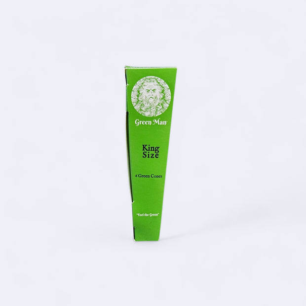 Green Man Green Rice Paper Cones Box - Headshop.com