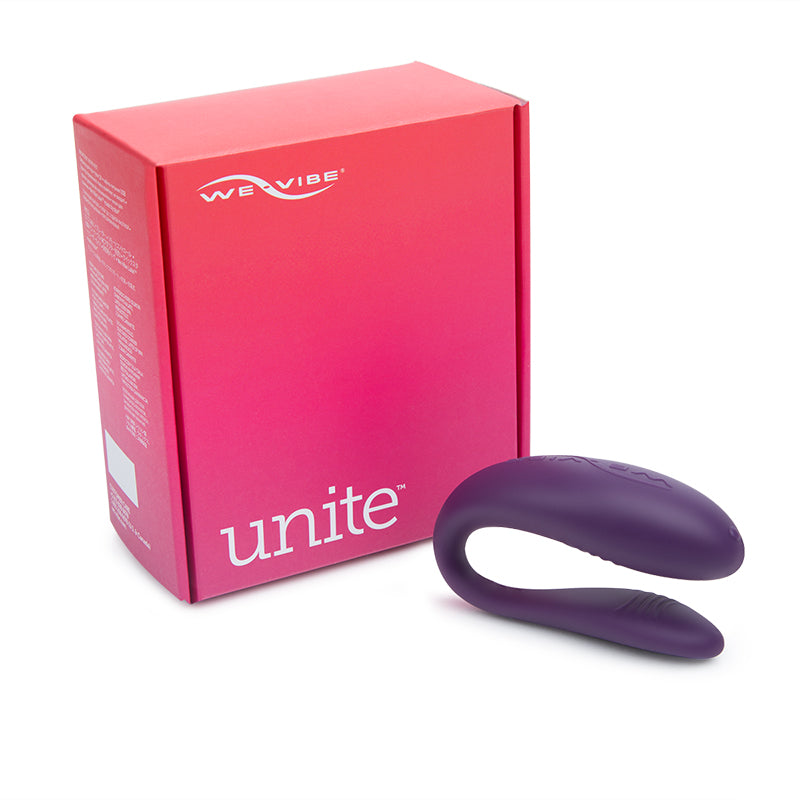 We-Vibe Unite Rechargeable Remote-Controlled Silicone Classic Couples Vibrator Purple - Headshop.com