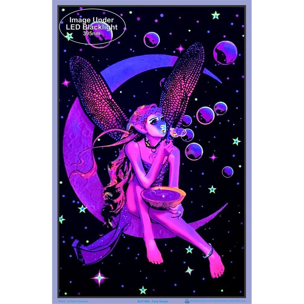 Fairy Dream Black Light Poster - 23"X35" - Headshop.com