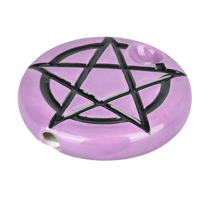 Wacky Bowlz Pentagram Ceramic Hand Pipe | 3.25" - Headshop.com