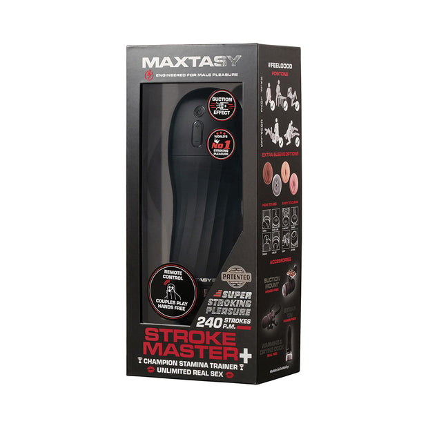 Maxtasy Stroke Master Realistic With Remote Nude Plus - Headshop.com