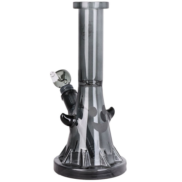 Pulsar Happy Ghost Glass Water Pipe - 10" / 14mm F Pulsar Happy Ghost Glass Water Pipe - 10" / 14mm F