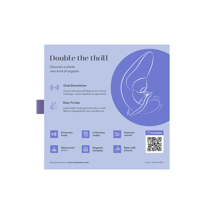 Womanizer Blend Vibrant Blue - Headshop.com