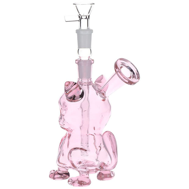 Purr-haps It's A Cat Glass Water Pipe - 6" / 14mm F - Headshop.com