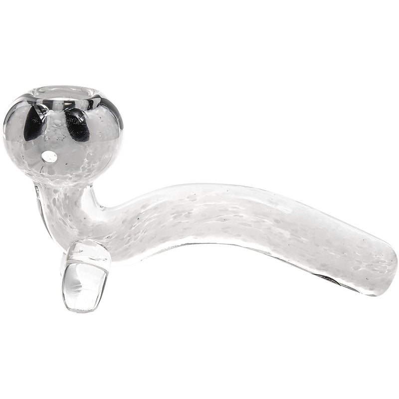 LA Pipes White Fritted Sherlock with Black &