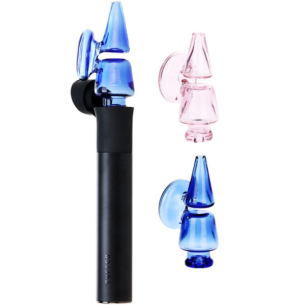Pulsar Double Chamber Glass Mouthpiece Attachment for Puffco Pivot - Colors Vary Pulsar Double Chamber Glass Mouthpiece Attachment for Puffco Pivot - Colors Vary