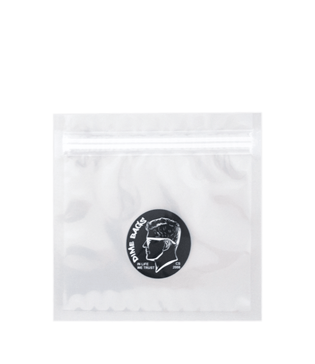 Dime Baggies | Smell-Proof Stash Pouch | Clear, Light, and Sturdy - Headshop.com