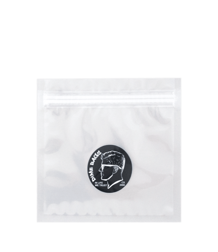 Dime Baggies | Smell-Proof Stash Pouch | Clear, Light, and Sturdy - Headshop.com