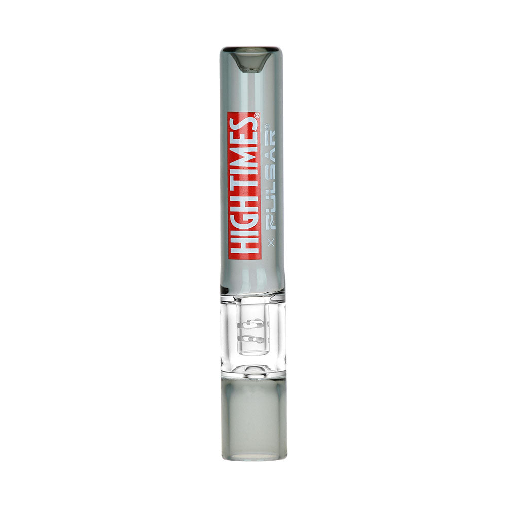 High Times® x Pulsar Chillum w/ Ash Catcher | 3.75" | Smoke - Headshop.com
