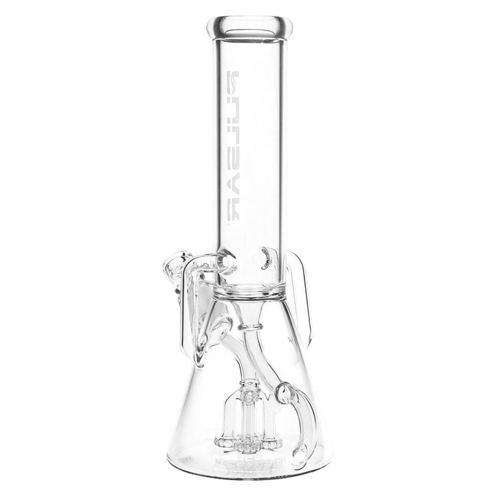 Pulsar Quad-Arm Mini Perc Recycler Beaker Water Pipe - 12" - Headshop.com