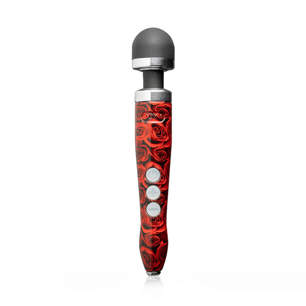 Doxy Die Cast 3R Rechargeable Compact Wand Vibrator Roses - Headshop.com