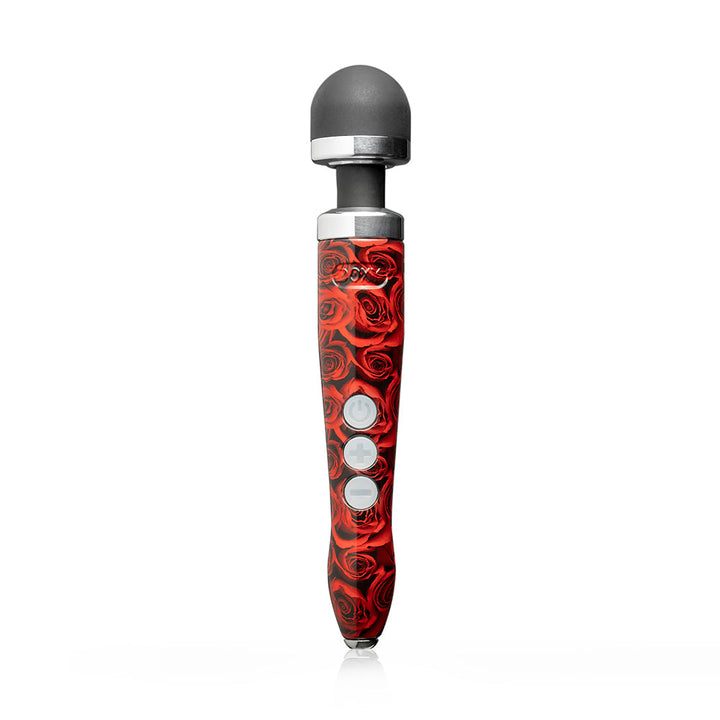 Doxy Die Cast 3R Rechargeable Compact Wand Vibrator Roses - Headshop.com