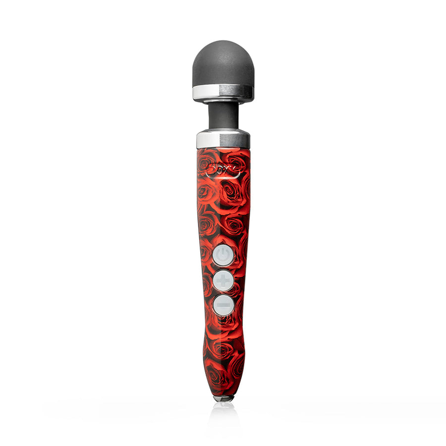 Doxy Die Cast 3R Rechargeable Compact Wand Vibrator Roses - Headshop.com