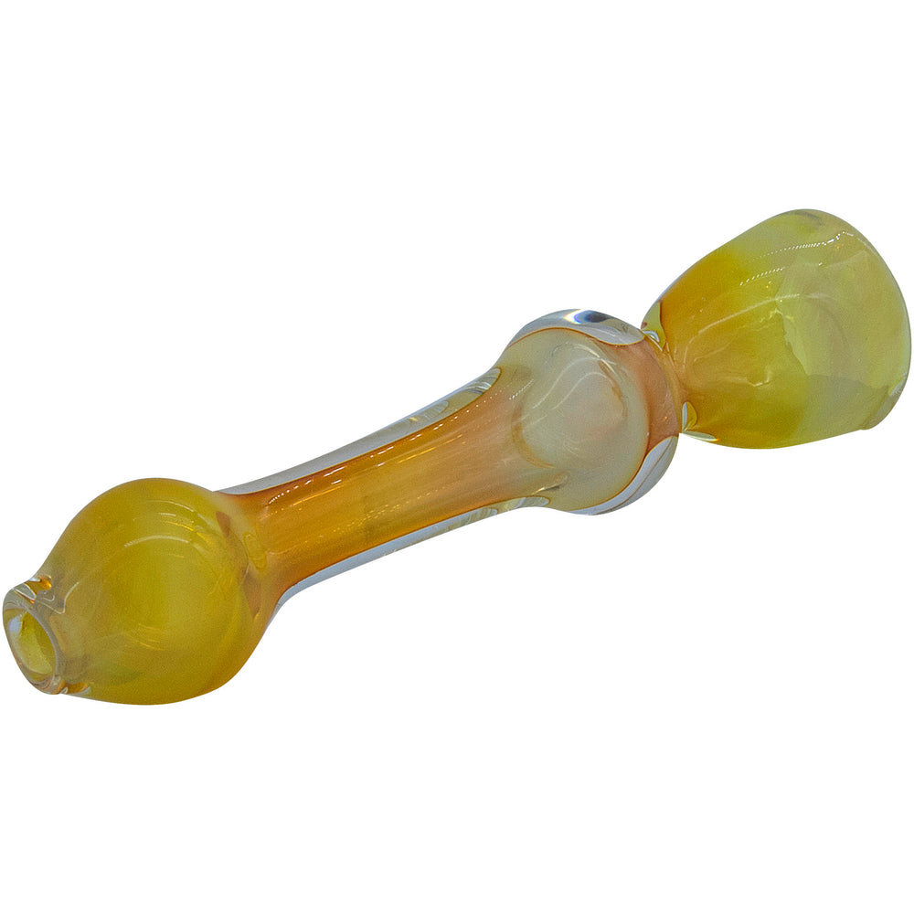 LA Pipes "Chill Fumes" Silver Fumed Chillum - Headshop.com