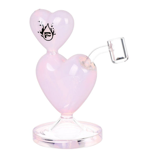 Pulsar Two-Hearted Glass Dab Rig | 6.5" | 14mm F Pulsar Two-Hearted Glass Dab Rig | 6.5" | 14mm F