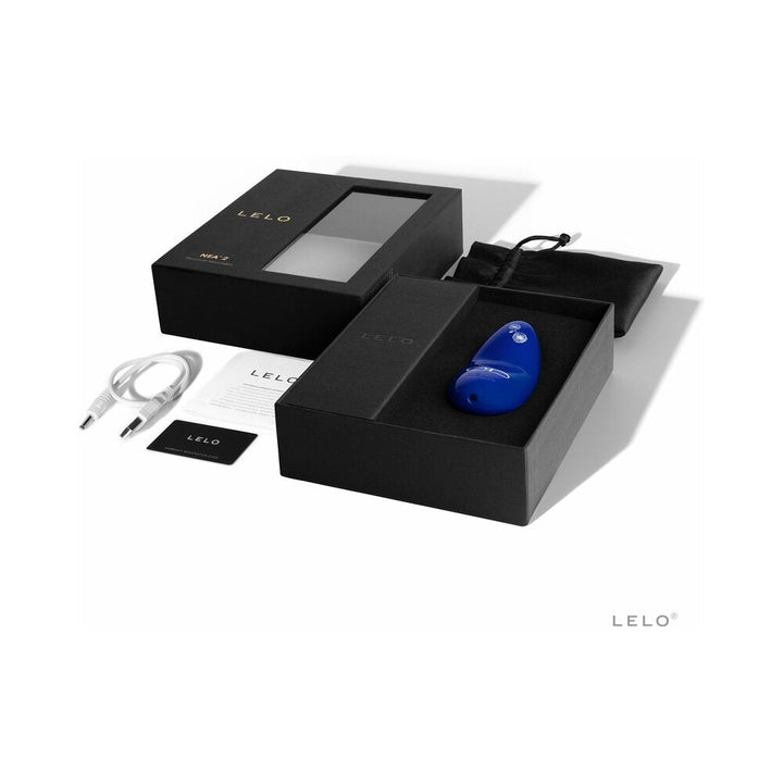 LELO NEA 2 Rechargeable Mini Vibrator Midnight Blue - Headshop.com