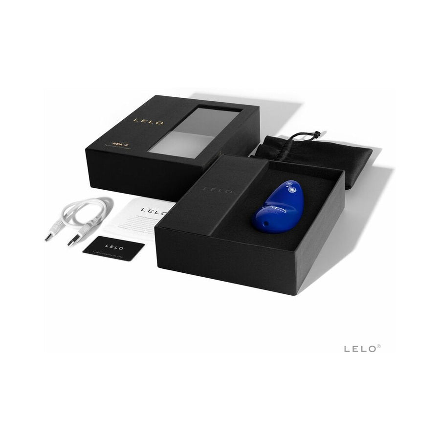 LELO NEA 2 Rechargeable Mini Vibrator Midnight Blue - Headshop.com
