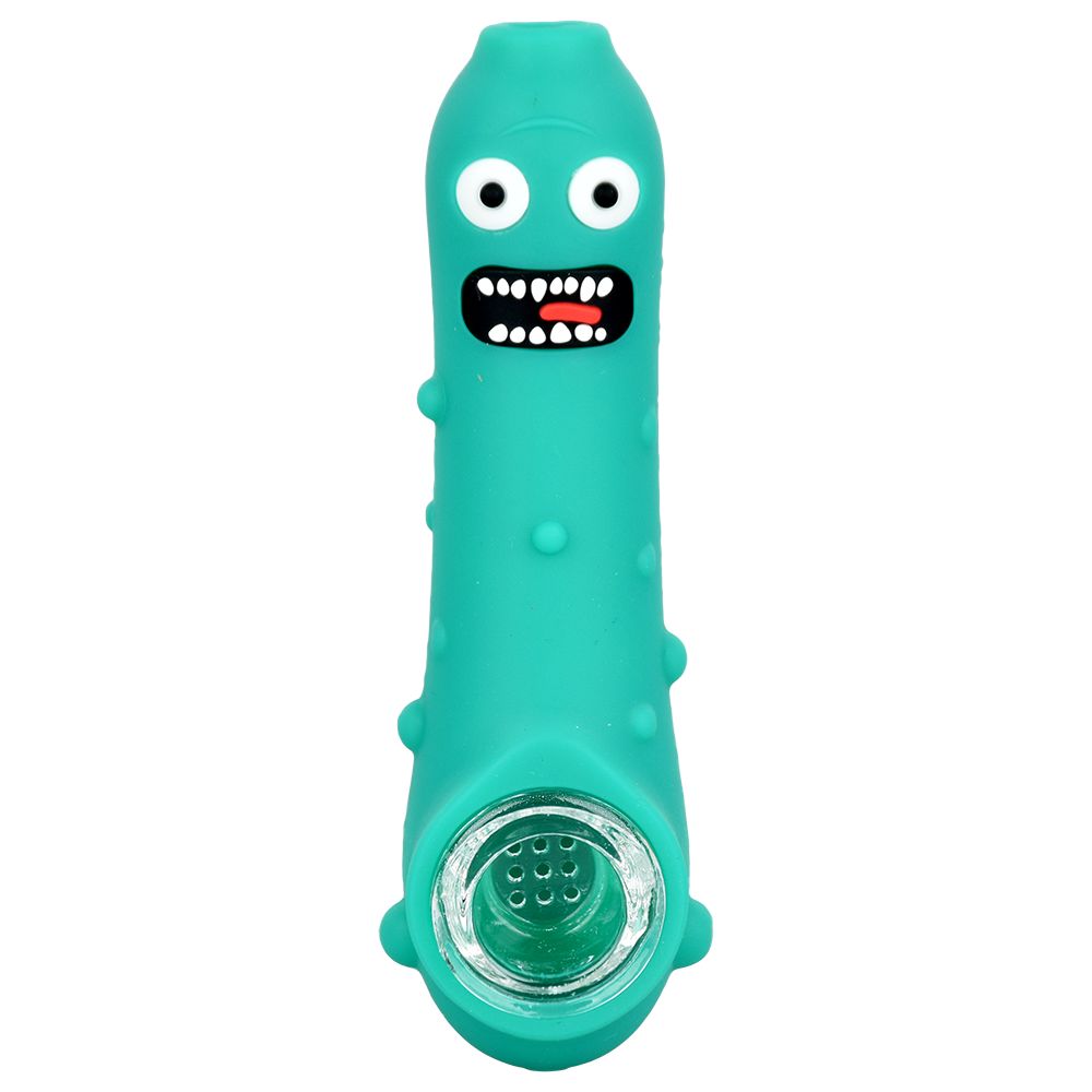 Pickle Richard Silicone Hand Pipe - 4.5" / 10CT - Headshop.com