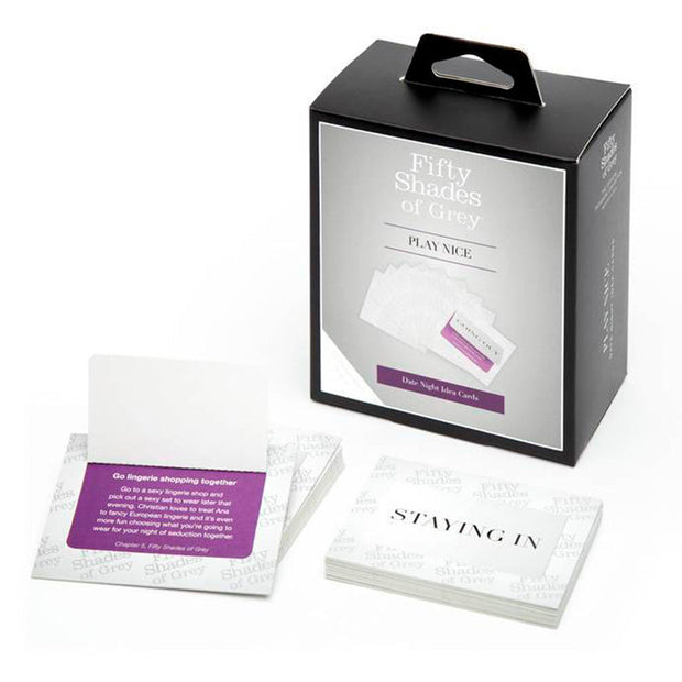 Fifty Shades of Grey Play Nice Date Night Idea Card Game - Headshop.com