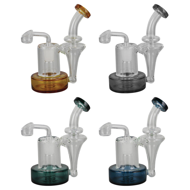 Small Recycler Oil Rig - 5.5" / 14mm F / Colors Vary - Headshop.com