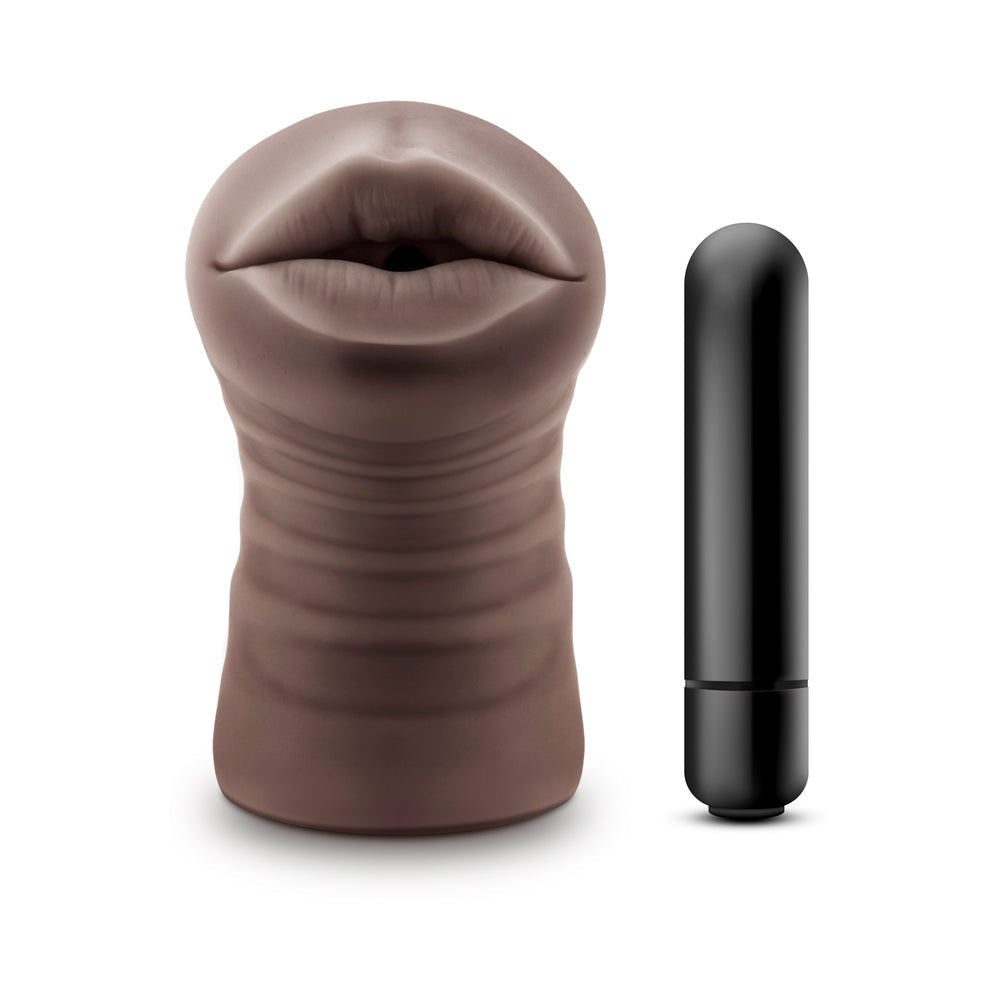 EnLust Krystal Vibrating Stroker Brown - Headshop.com