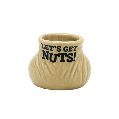 Lets Get Nuts Ceramic Shot Glass - 2oz - Headshop.com